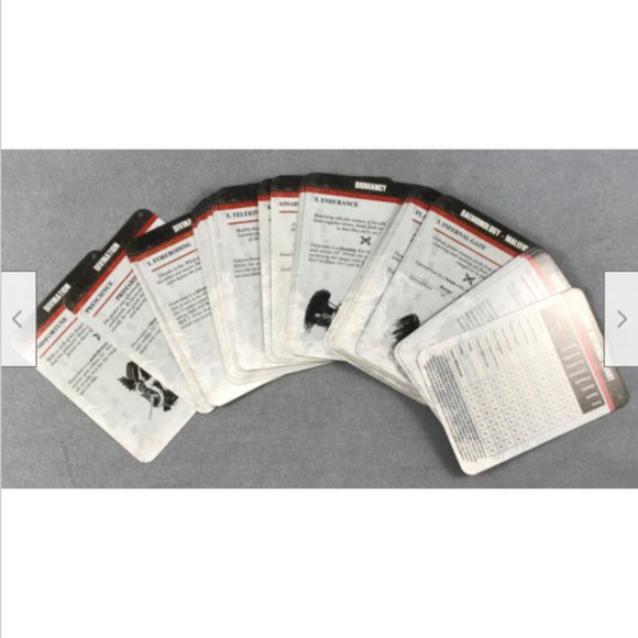 2014 Psychic Powers Cards 7th Edition Warhammer 40k Games Workshop OOP 40-19-60 - Picture 4 of 5